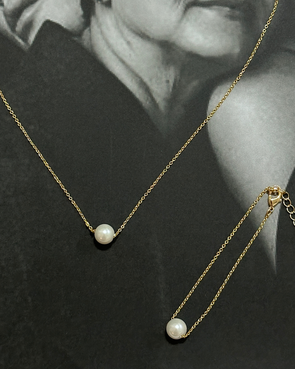 Ina Bracelet worn with Ina Necklace in a layered look.
