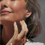 Ina Necklace styled with Ina Bracelet as a matching jewelry set.