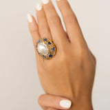 Nero Orb Cocktail Ring