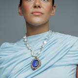 Astra Indigo Catseye Necklace