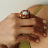 Nero Orb Cocktail Ring