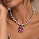 Cherie Amethyst Pendant Necklace