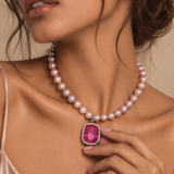Cherie Amethyst Pendant Necklace