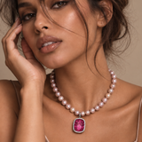 Cherie Amethyst Pendant Necklace