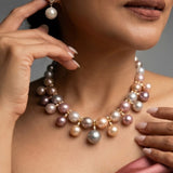 Celestine Double Strand Necklace