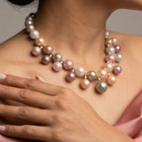 Celestine Double Strand Necklace