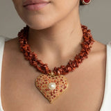 Nero Heart of Mare Necklace