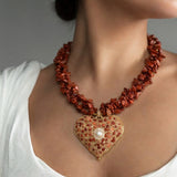 Nero Heart of Mare Necklace