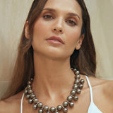 Celestine Double Strand Necklace