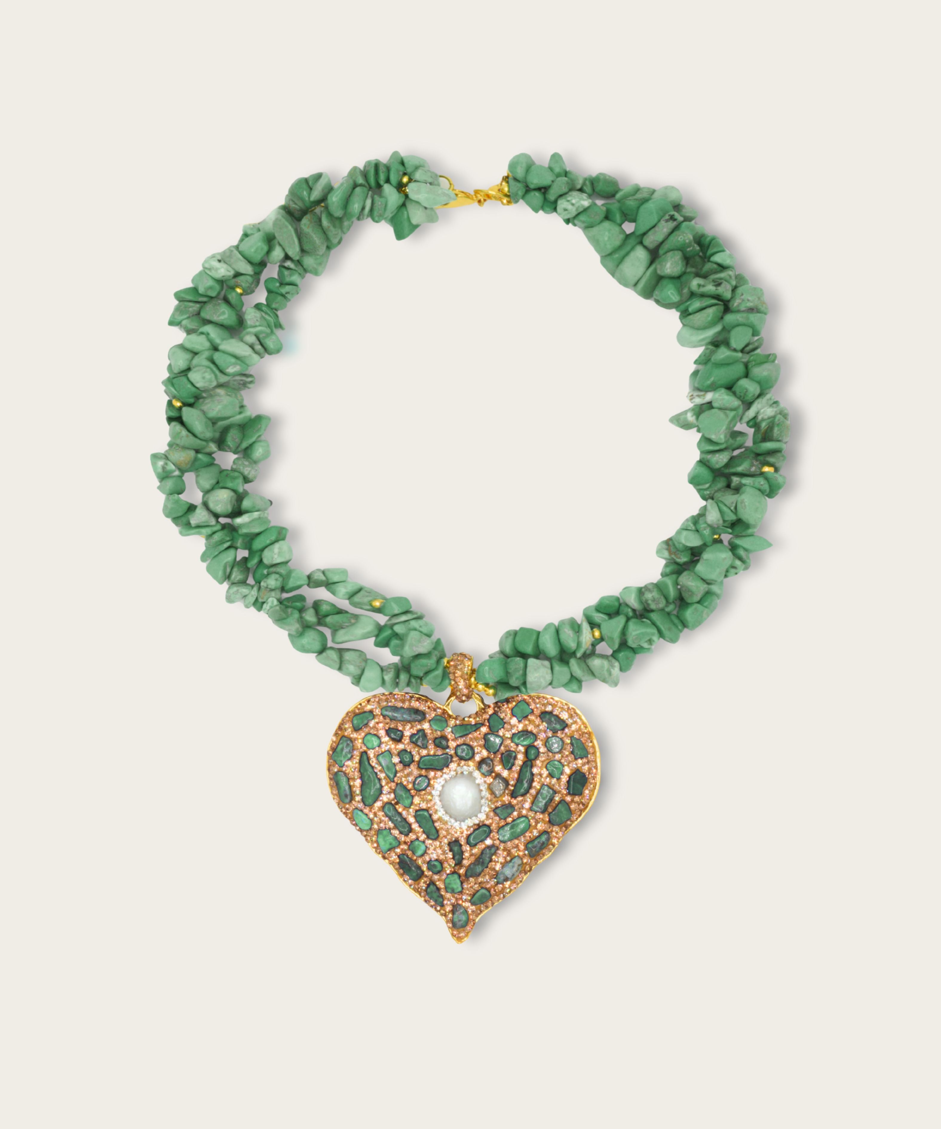 Nero Heart of Mare Necklace