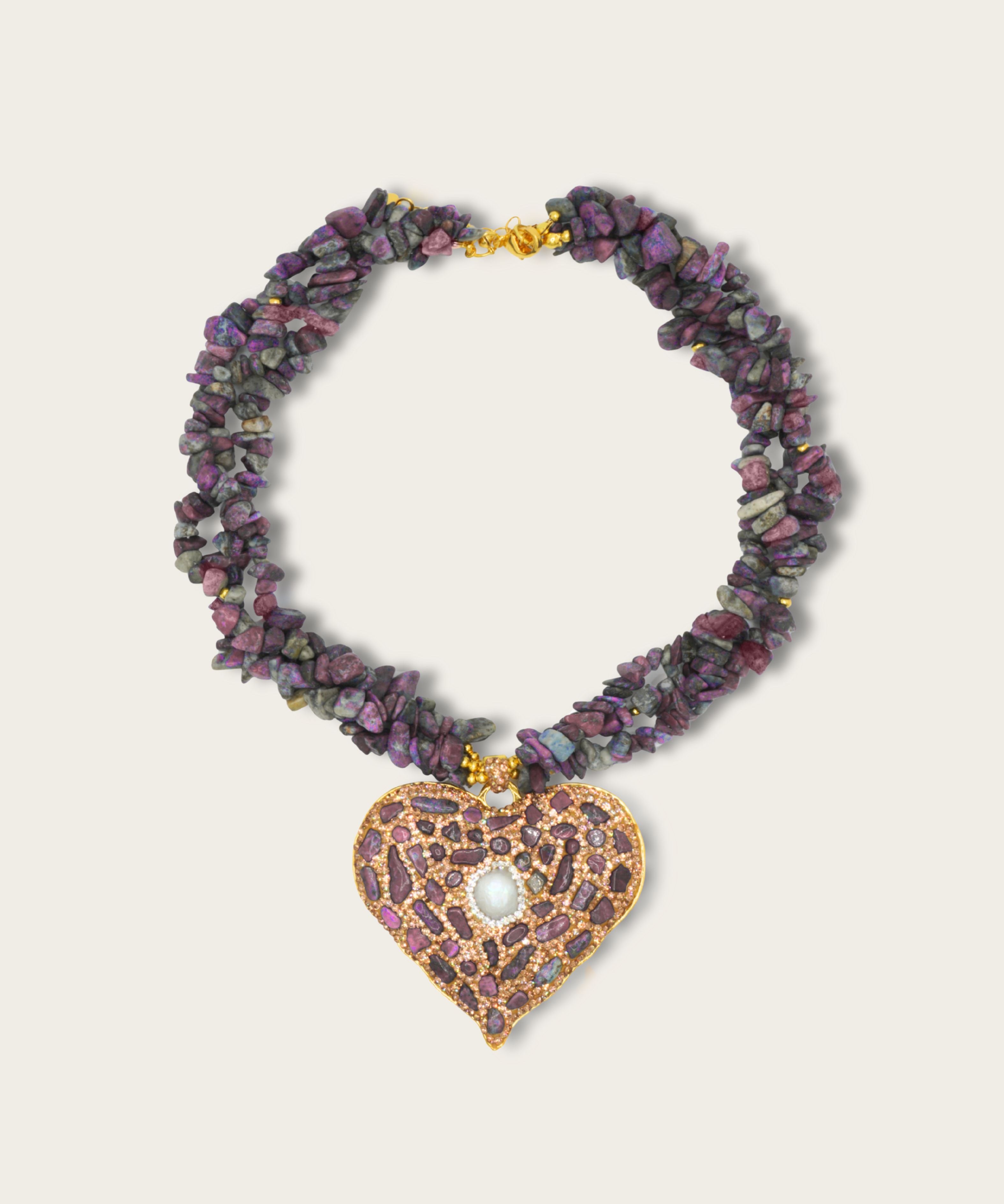 Nero Heart of Mare Necklace