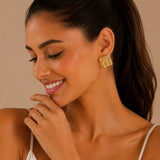 Asha Earrings | Gold
