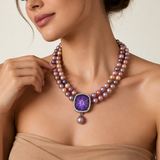 Aurelia Amethyst Empress Necklace