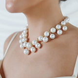 Celestine Double Strand Necklace
