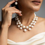Celestine Double Strand Necklace