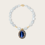 Astra Indigo Catseye Necklace