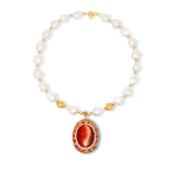Solana Scarlet Catseye Necklace