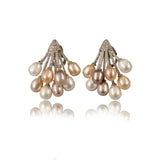 Moonlit Pearl Cascade Earrings