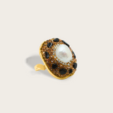 Nero Orb Cocktail Ring