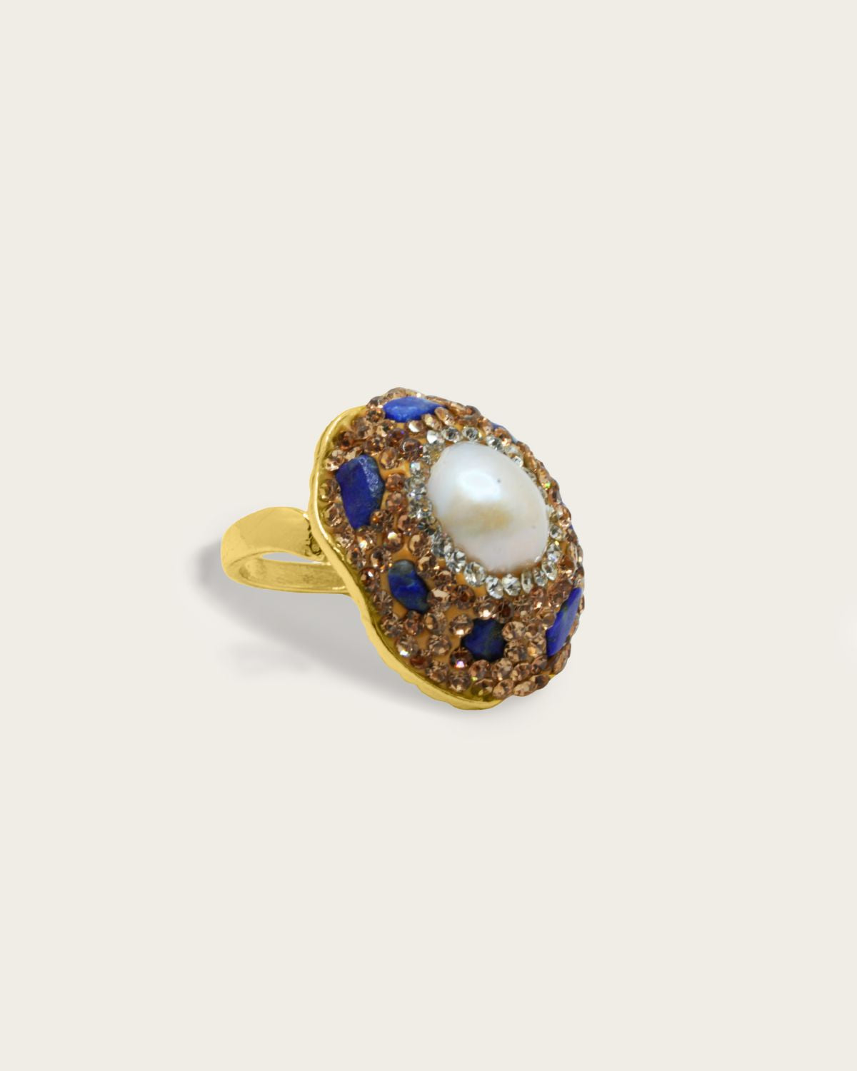 Nero Orb Cocktail Ring