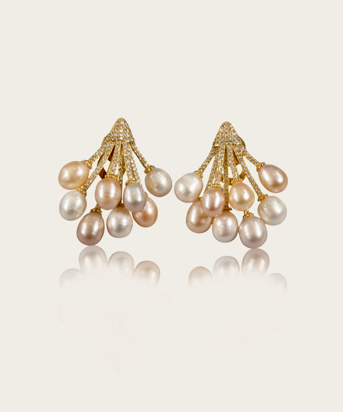 Pearl Cascade Earrings