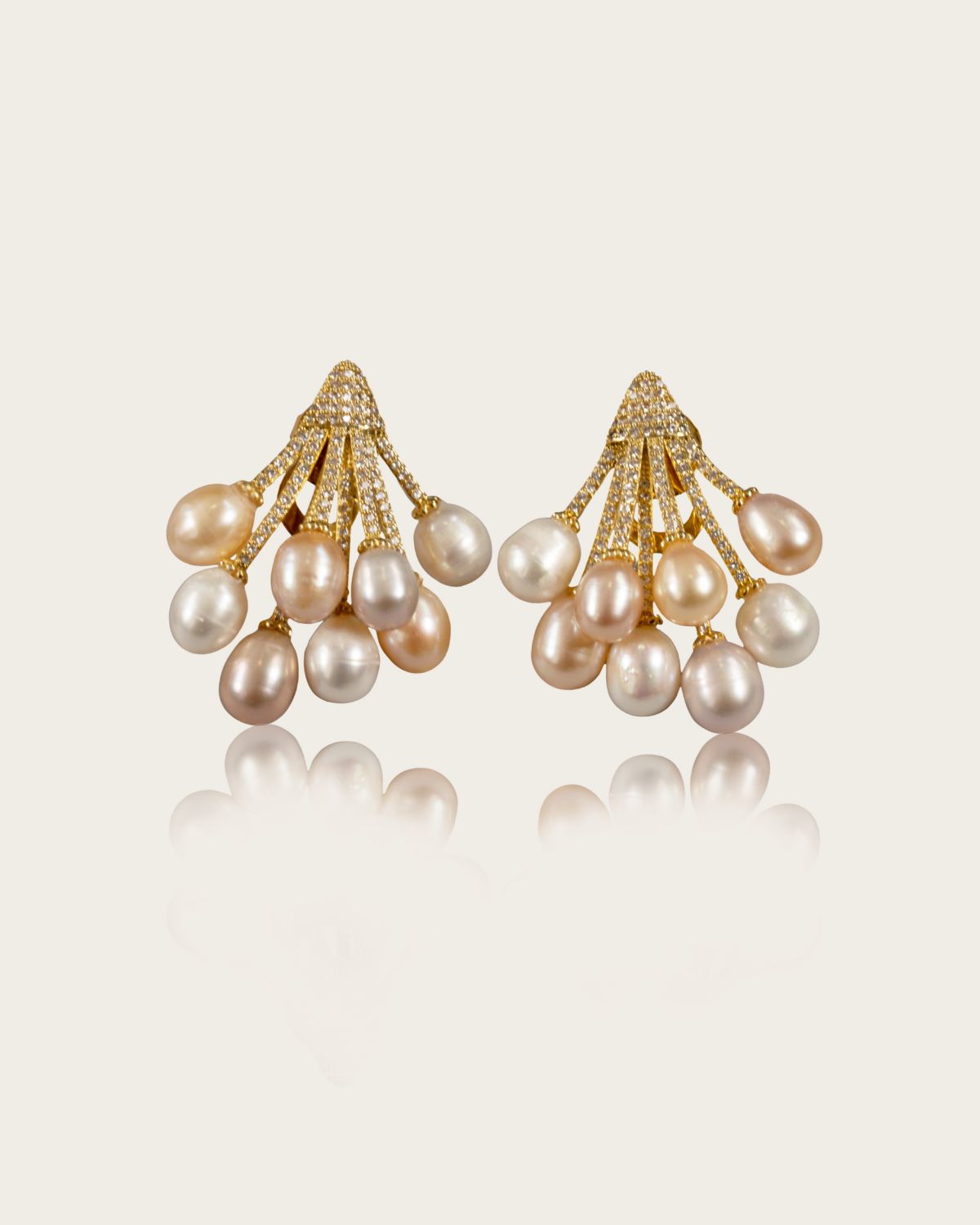 Pearl Cascade Earrings