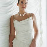 Celestine Double Strand Necklace