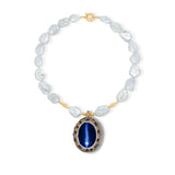 Astra Indigo Catseye Necklace