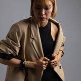 Tiger Eye Ring, Tiger Eye Statement Ring, Sculptural Ring, Molten Ring, Brass Statement Ring, Brass Ring, Statement Jewelry, Modern Ring, Organic Jewelry, Textured Brass Ring, Women's Statement Ring, Tiger Eye Jewelry, Sculptural Jewelry, Contemporary Ring, Gold Statement Ring, Everyday Statement Ring, Natural Tiger Eye Ring, VIEA Ring, VIEA Jewelry