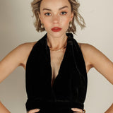 Fashion look featuring Freya Earrings, heart shape in focus.