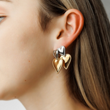 Giselle Earrings styled with a casual outfit, adding a romantic accent.