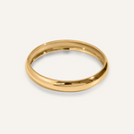18k gold-coated Indie Cuff bangle displayed on a clean background.
