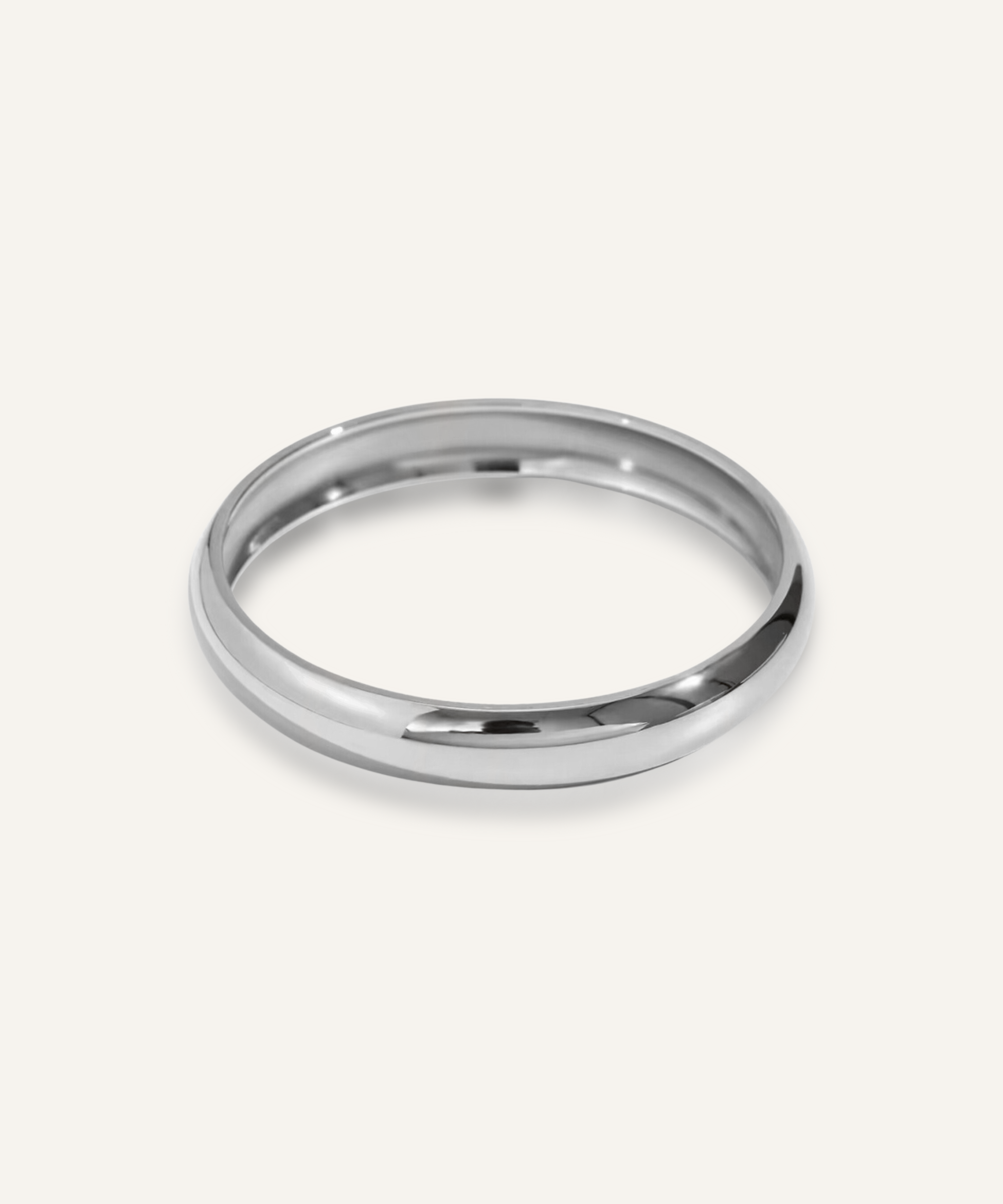 18k silver-coated Indie Cuff bangle displayed on a clean, neutral background.