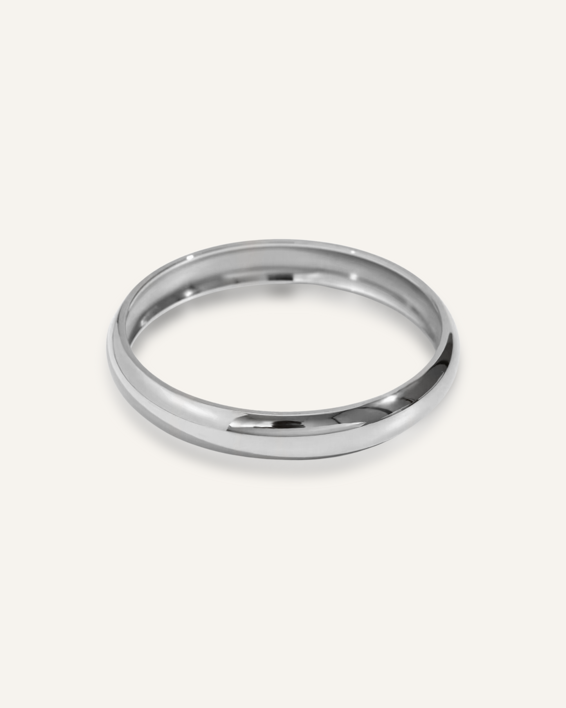 18k silver-coated Indie Cuff bangle displayed on a clean, neutral background.